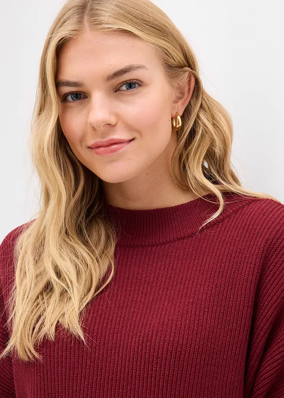 Tr&ouml;ja i boxy modell av mjuk viskosmix, bonprix