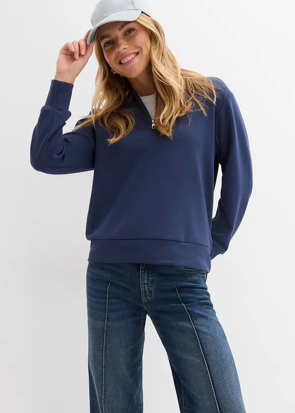 Sweatshirt av mjuk viskosmix, bonprix
