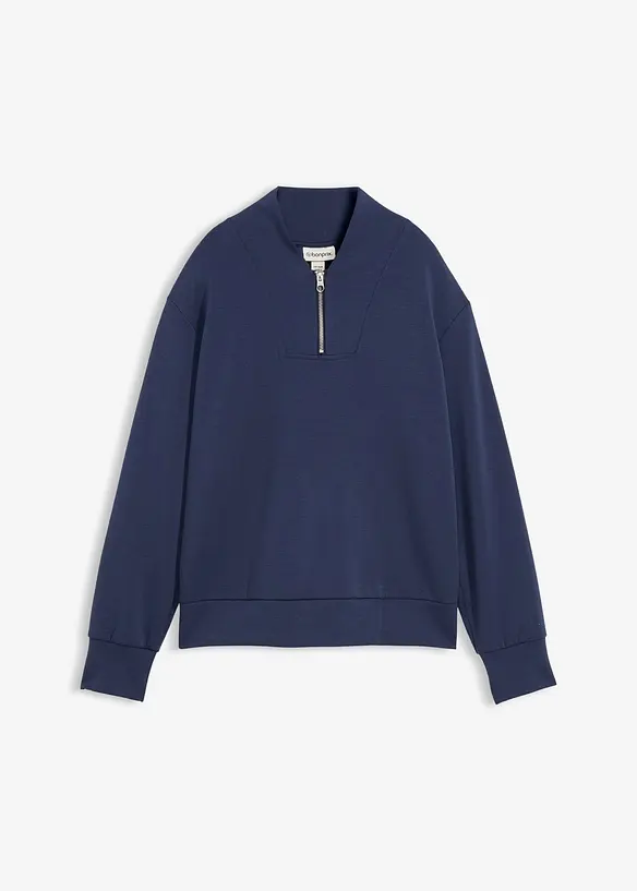 Sweatshirt av mjuk viskosmix, bonprix