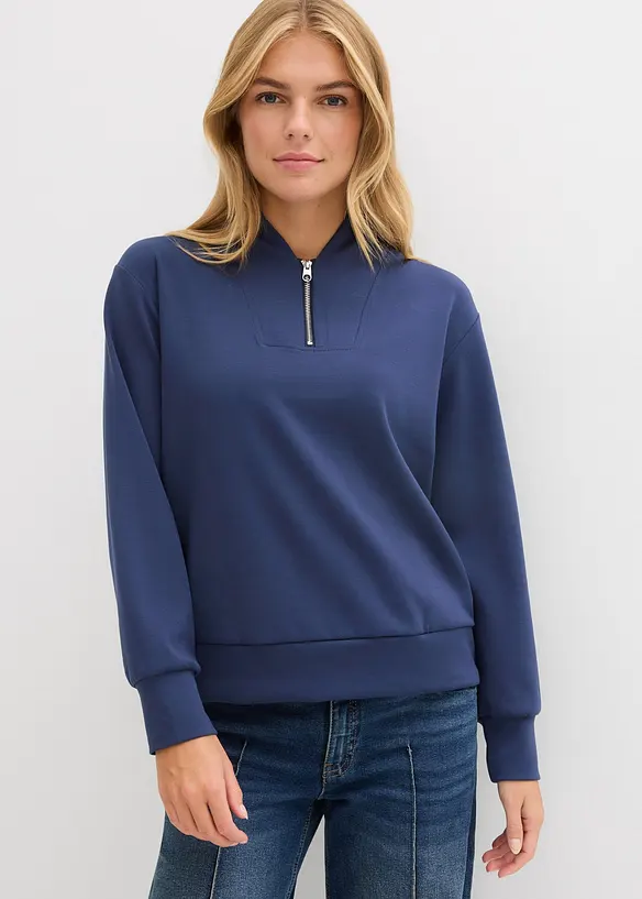 Sweatshirt av mjuk viskosmix, bonprix