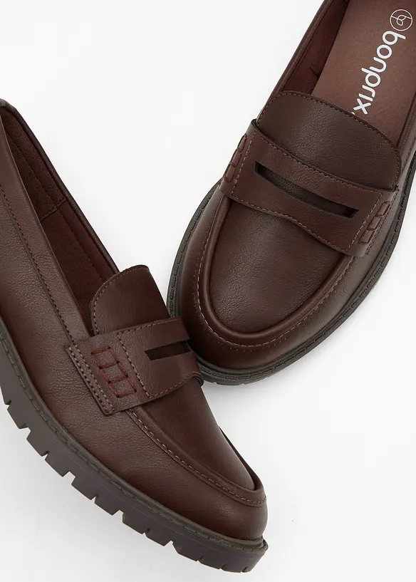 Loafers med profilsula, bonprix