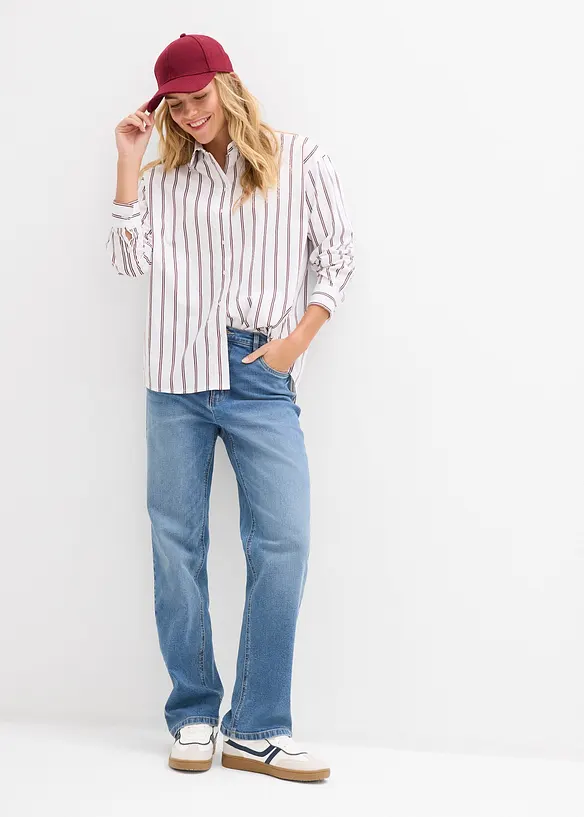 L&aring;ng skjortblus, bonprix