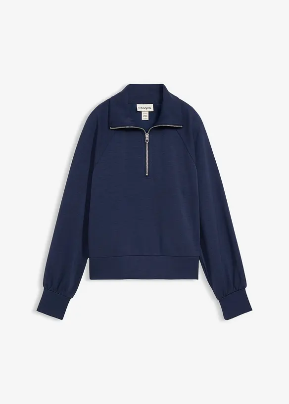Sweatshirt av mjuk, stabil trik&aring;, bonprix