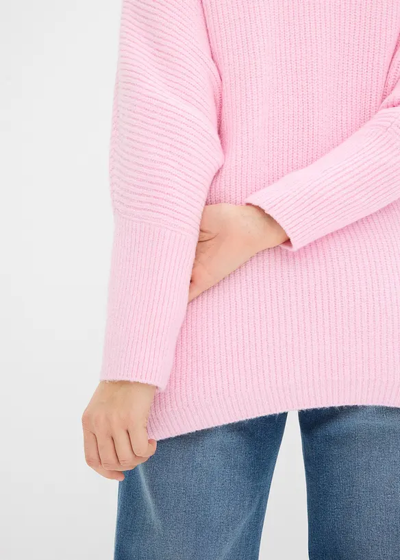 Oversizetr&ouml;ja med tenniskrage, bonprix