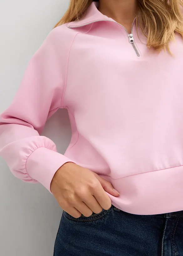 Sweatshirt av mjuk, stabil trik&aring;, bonprix