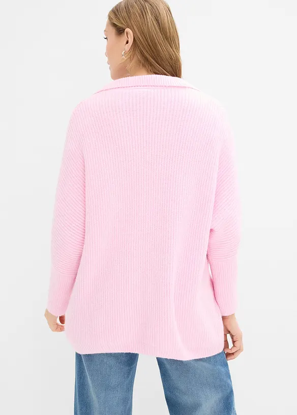 Oversizetr&ouml;ja med tenniskrage, bonprix