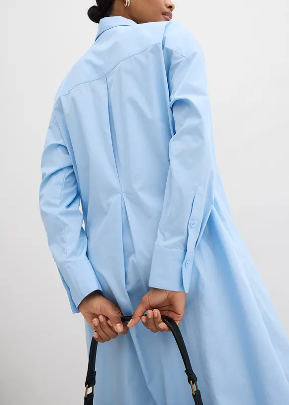 Skjortkl&auml;nning i bomull, bonprix