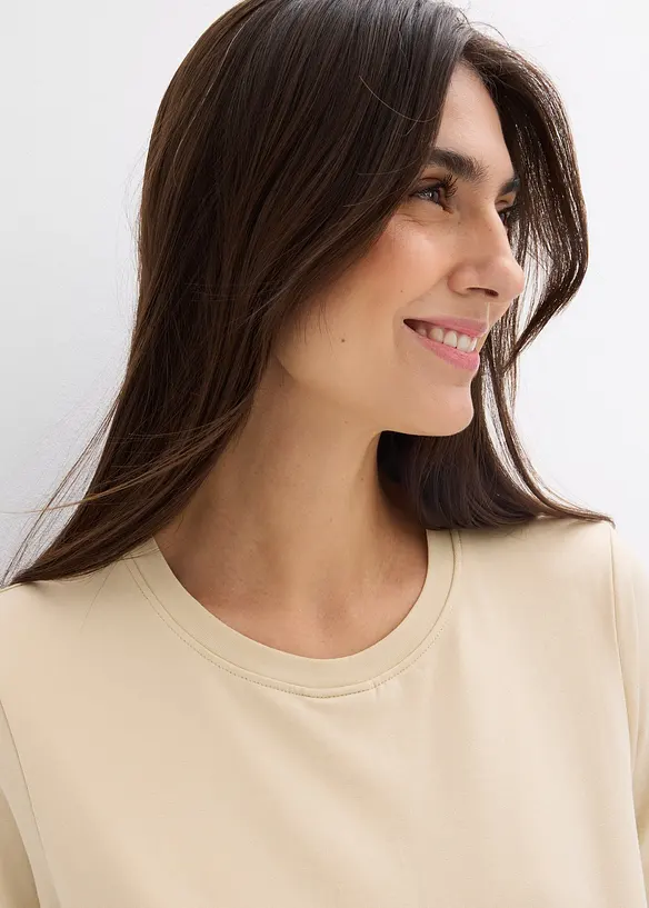 Mamma-/amningstopp i ekologisk bomull (2-pack), bonprix