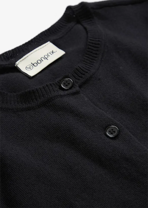 Cardigan med sidenandel, bonprix