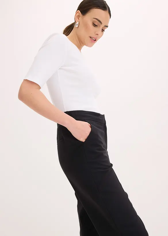 3/4-byxa med slits, bonprix