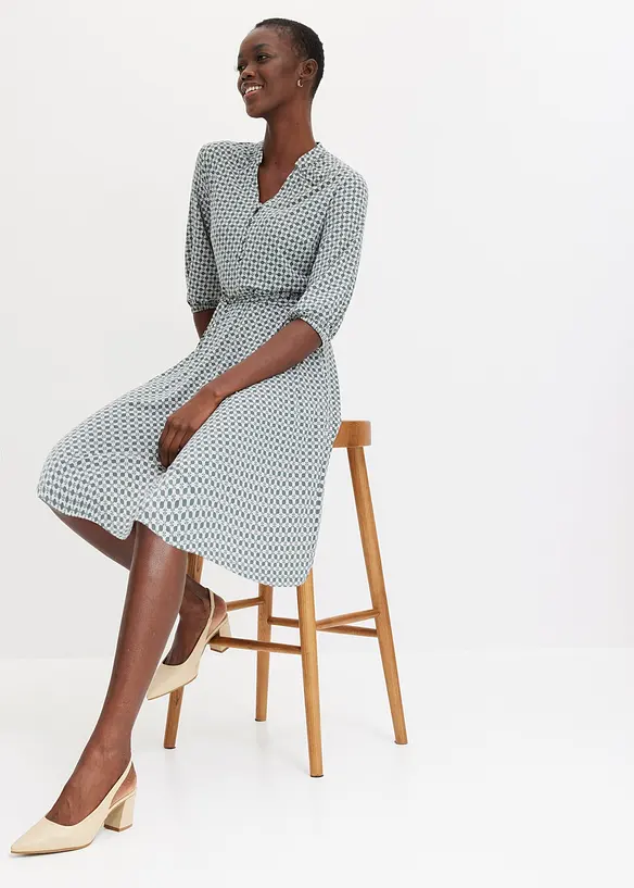 Trik&aring;kl&auml;nning med knytband (2-pack), bonprix