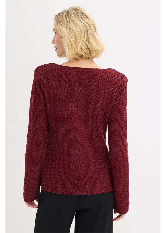 Stickad kavaj, bonprix