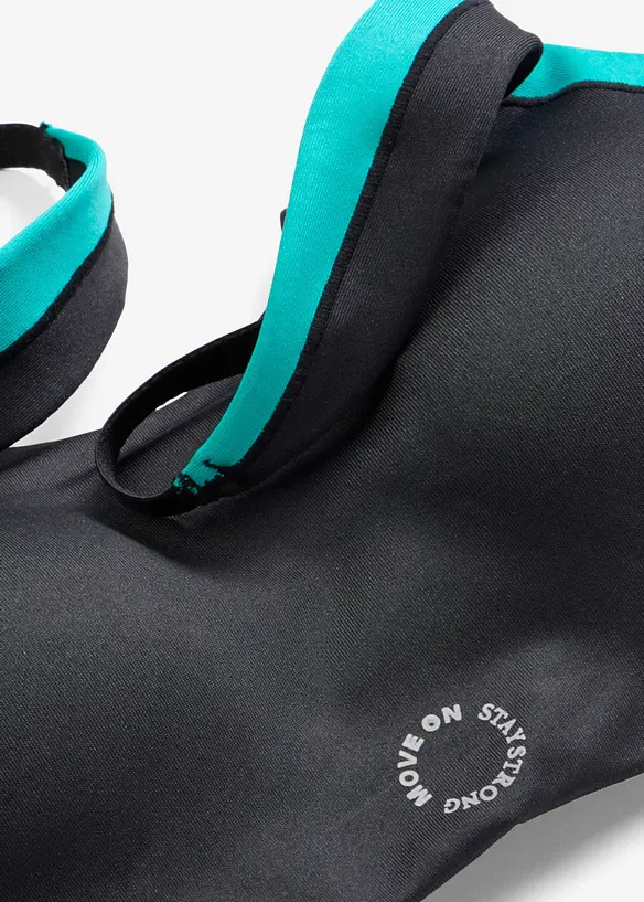 Vadderad sport-BH med medelh&ouml;gt st&ouml;d, bonprix