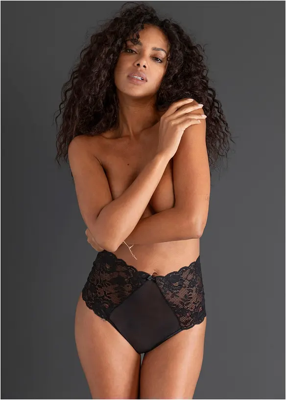 Midjestringtrosa med &ouml;ppen gren och avtagbar kedja, bonprix