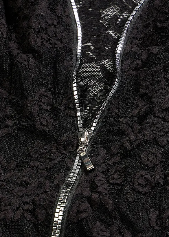 Body med dragkedja, bonprix