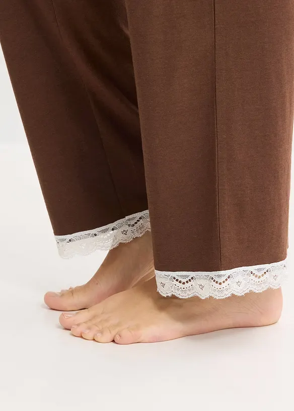 Pyjamas med knappsl&aring;, bonprix