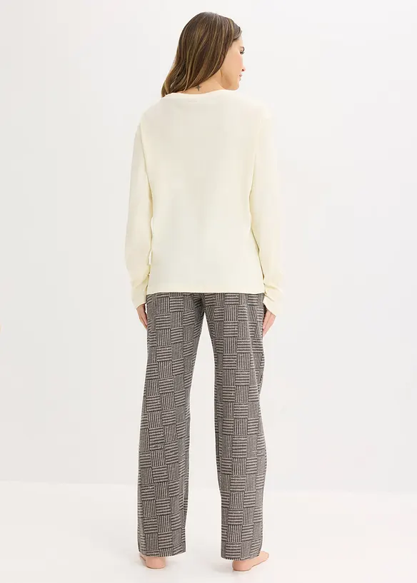 Pyjamas i mjuk bomull, bonprix