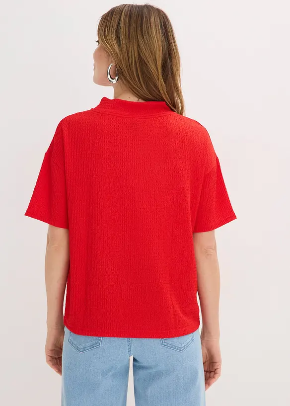 Cr&eacute;petopp med struktur, bonprix