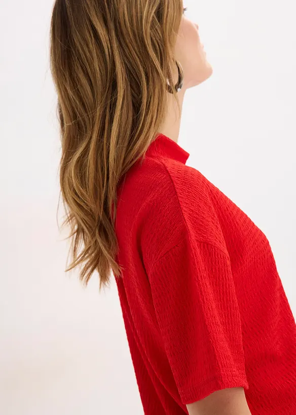 Cr&eacute;petopp med struktur, bonprix