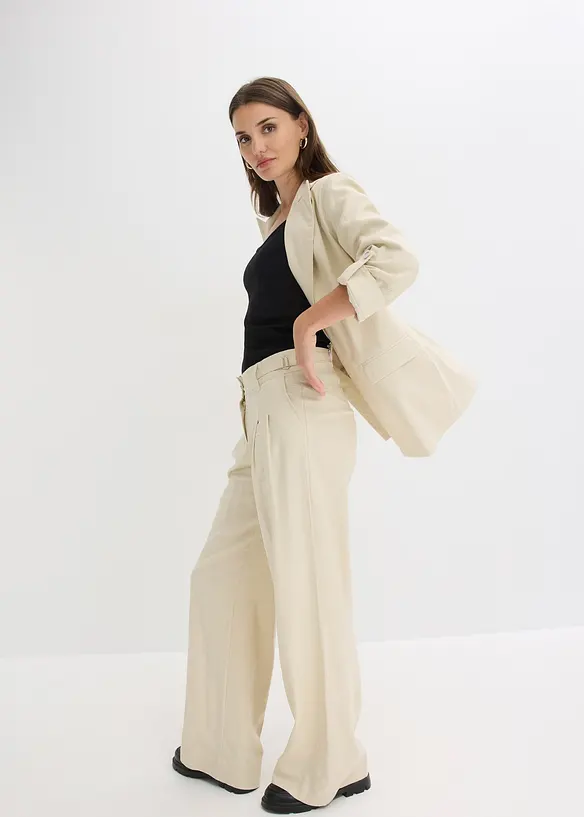 Kavaj i linneblandning, bonprix