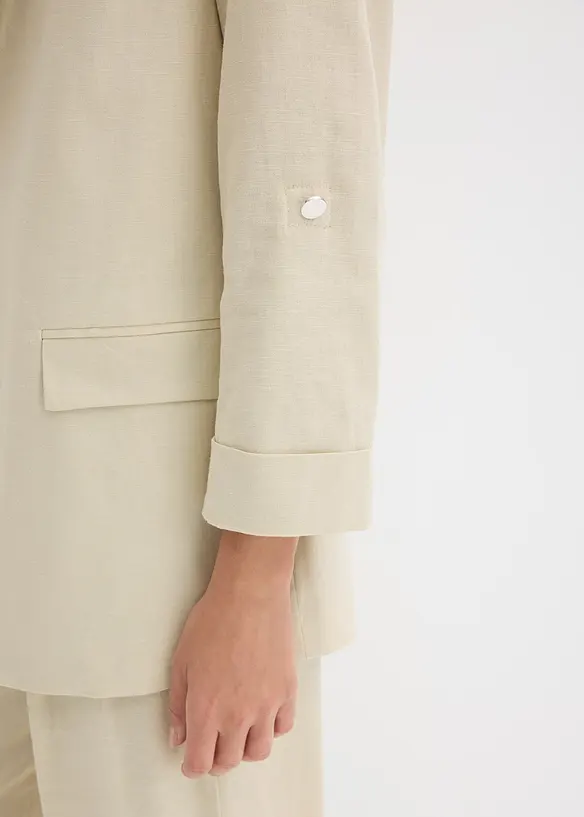 Kavaj i linneblandning, bonprix