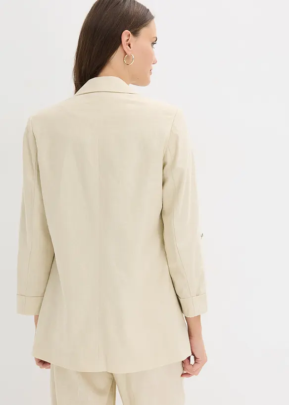 Kavaj i linneblandning, bonprix