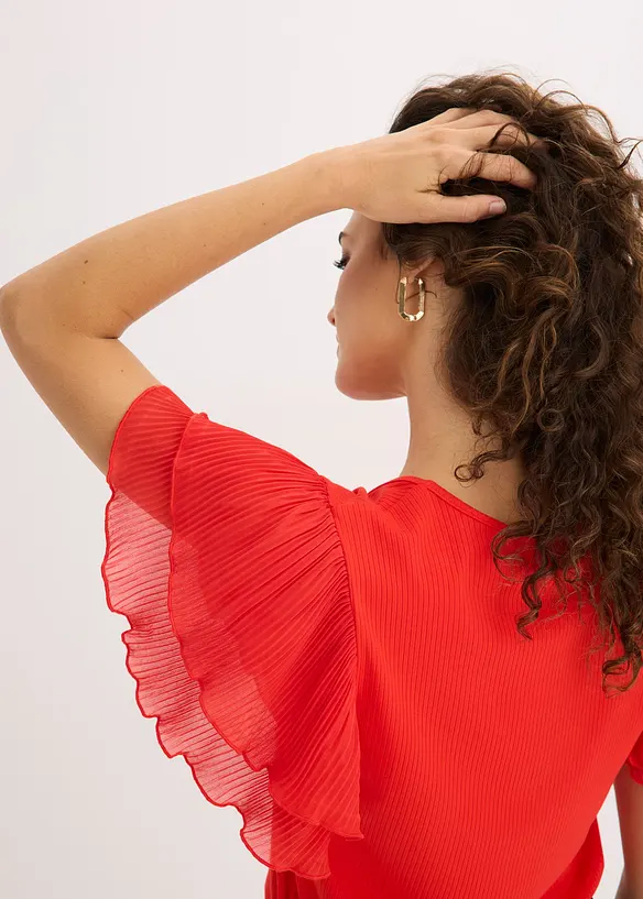 Topp med volanger, bonprix