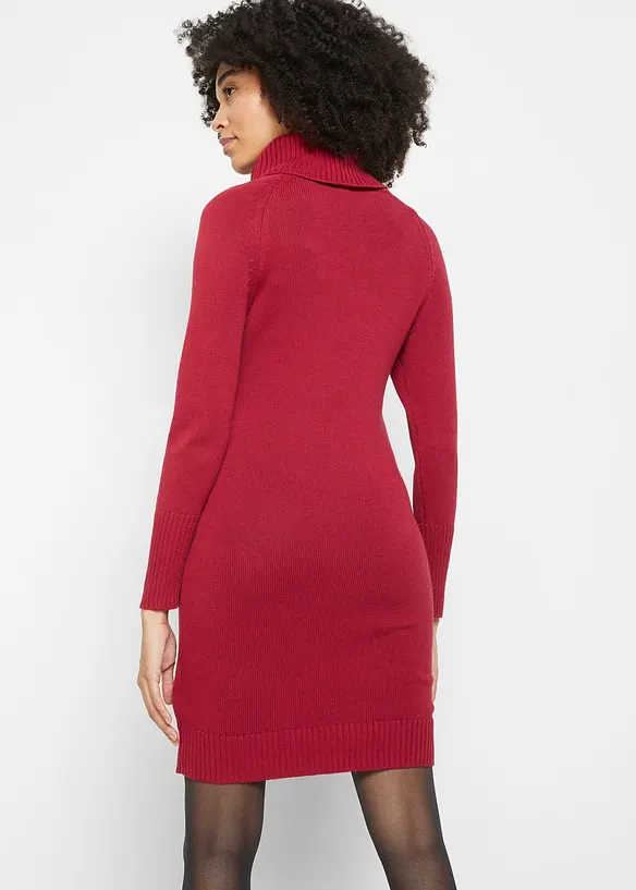 Stickad mamma-/amningskl&auml;nning med dragkedja, bonprix