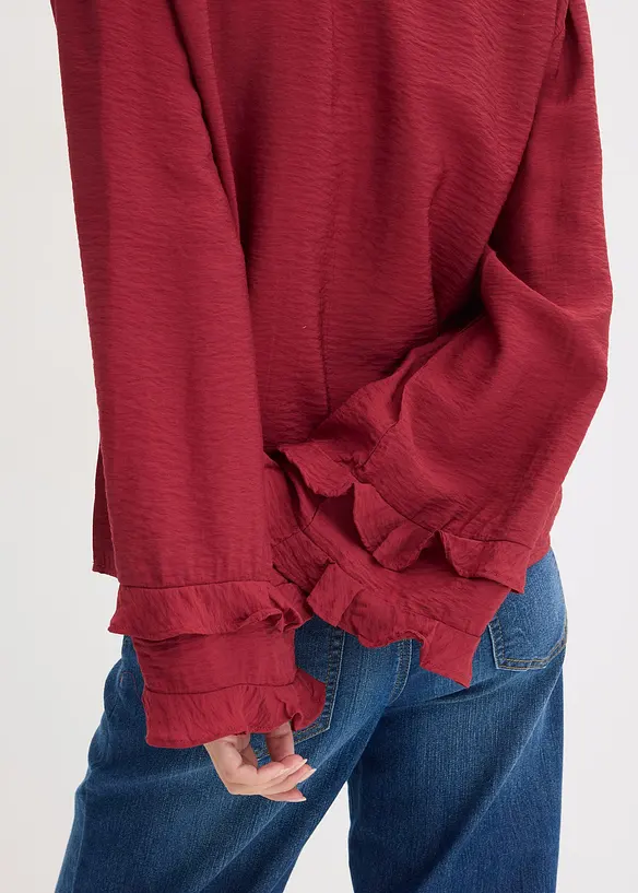 Blus av tunn viskosmix, bonprix