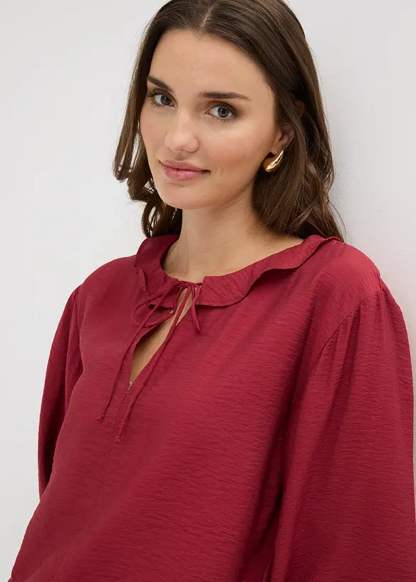 Blus av tunn viskosmix, bonprix