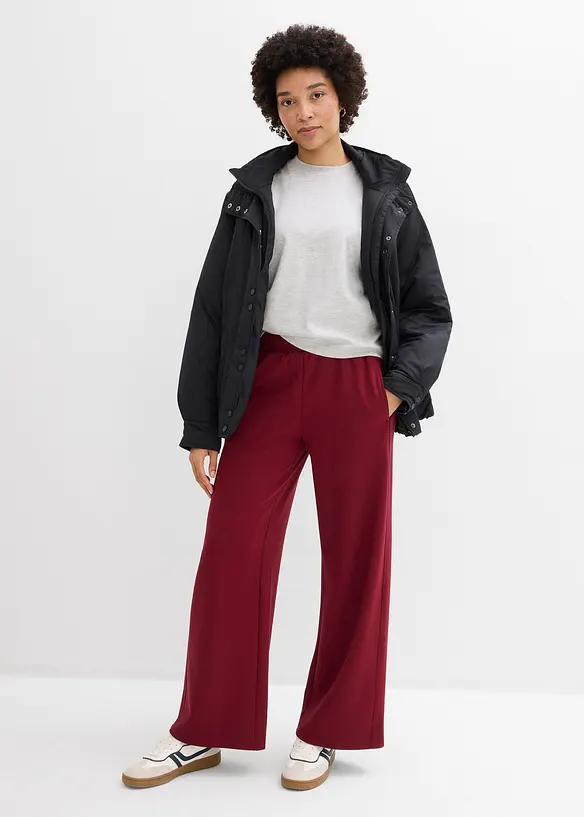 Oversizetopp av tjock, ekologisk bomull, bonprix