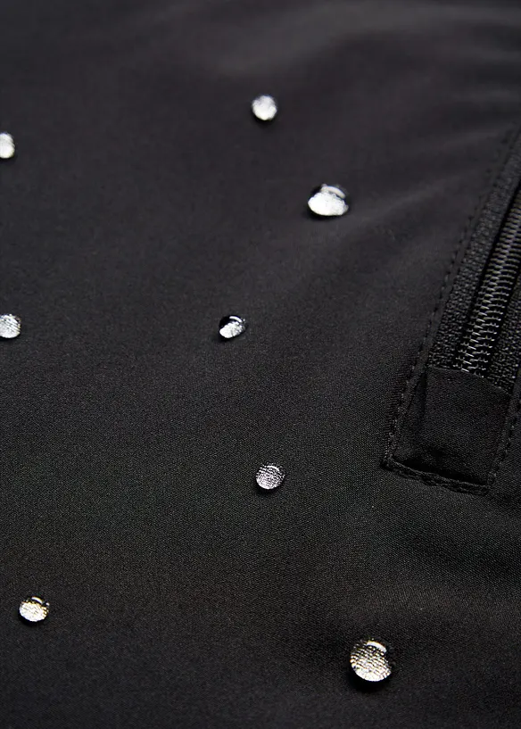 Vattent&auml;t termofunktionsbyxa med h&ouml;g bekv&auml;m midja och raka ben, bonprix