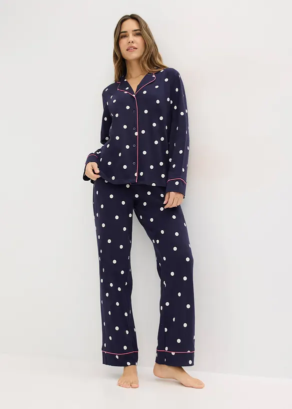Pyjamas av mjuk bomull, bonprix
