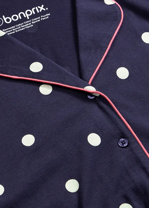 Pyjamas av mjuk bomull, bonprix