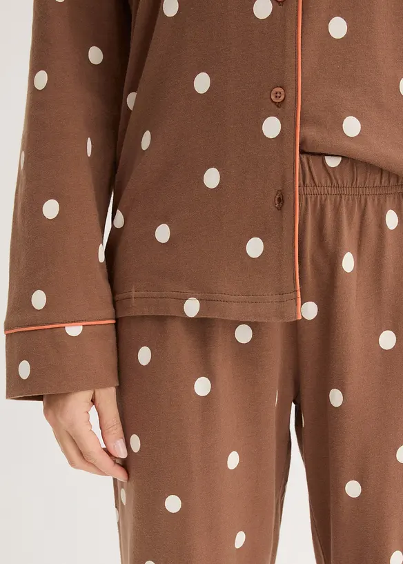 Pyjamas av mjuk bomull, bonprix