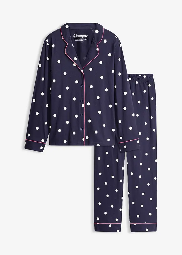 Pyjamas av mjuk bomull, bonprix