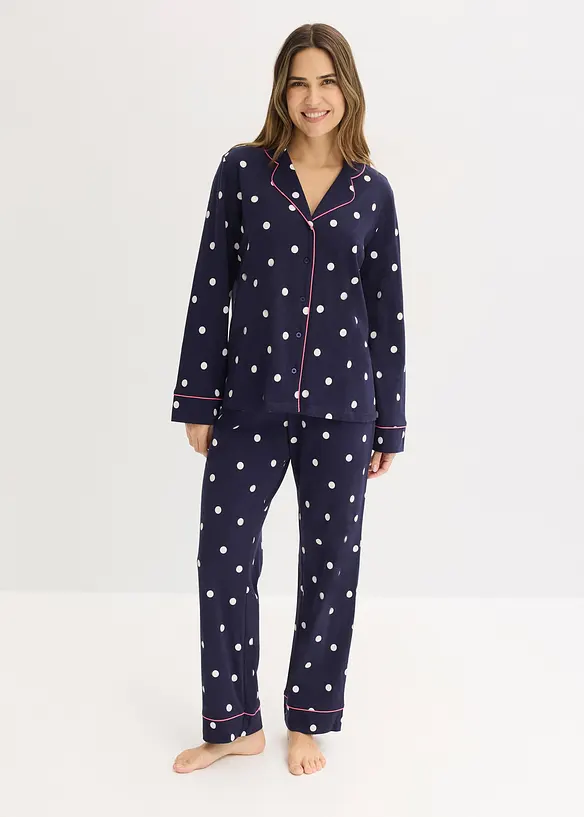 Pyjamas av mjuk bomull, bonprix