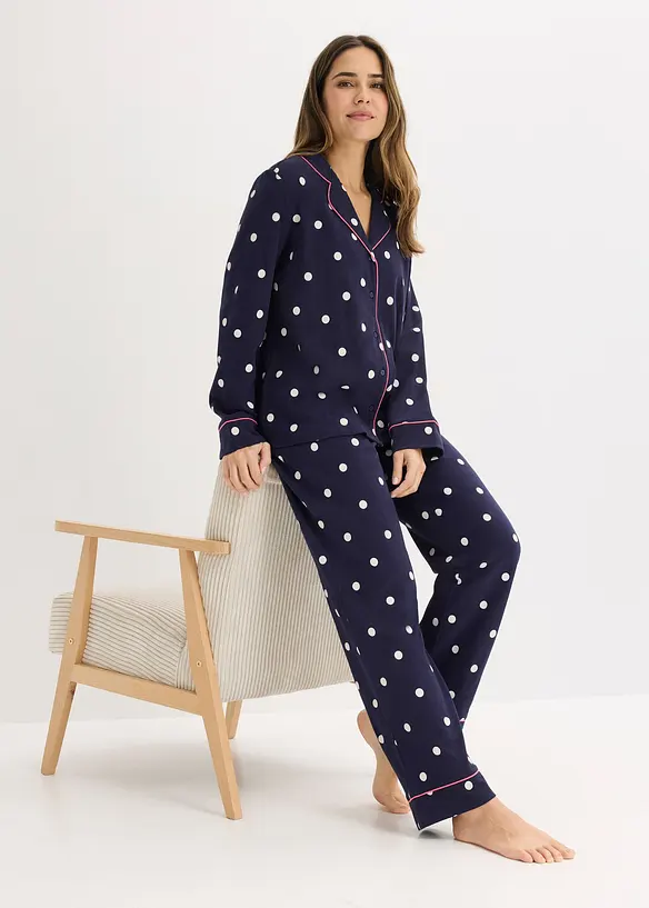 Pyjamas av mjuk bomull, bonprix