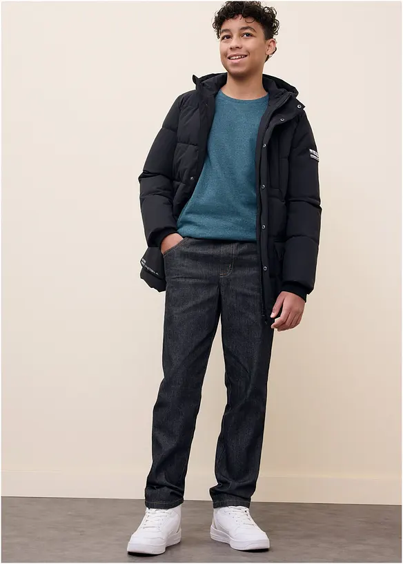 Sweatshirt i mjuk bomullsmix (2-pack), bonprix