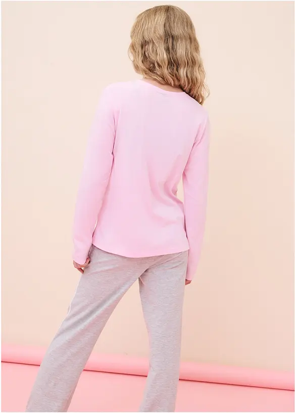 L&aring;ng&auml;rmad topp av ekologisk bomull (5-pack), bonprix