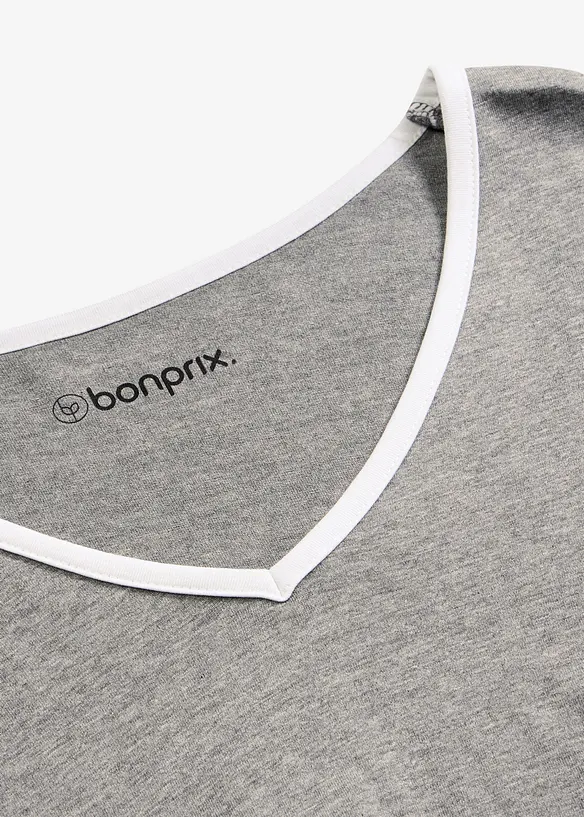 Pyjamas med mjuk bomull, bonprix