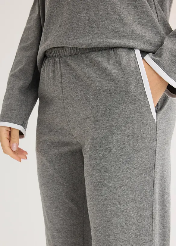 Pyjamas med mjuk bomull, bonprix