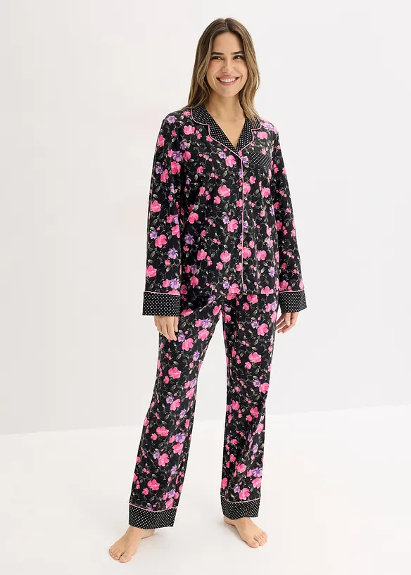 Pyjamas i bomull, bonprix