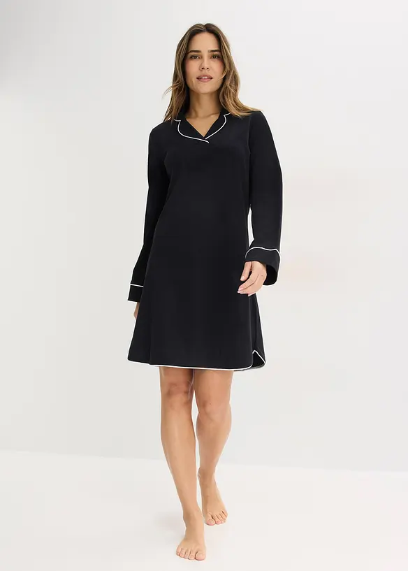 Nattlinne i mjuk bomull, bonprix