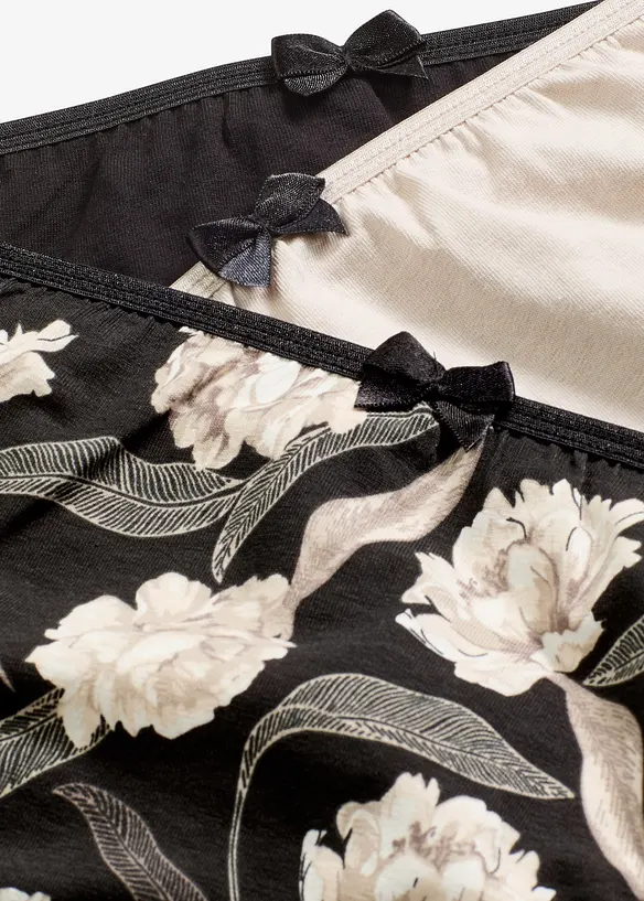 Maxitrosa med behaglig bomull (4-pack), bonprix