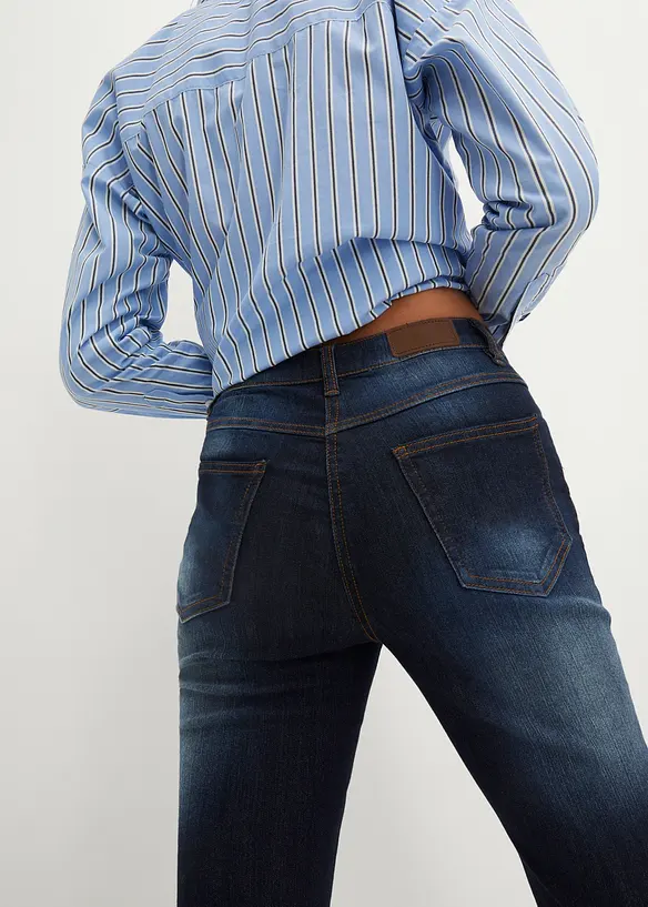 Bootcut Jeans Mid Waist, Stretch, bonprix