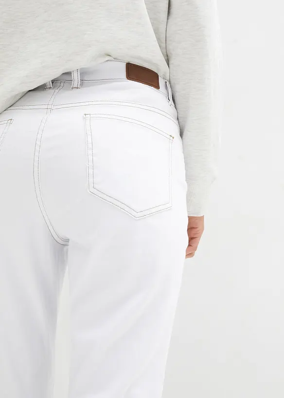 Stretchjeans Straight Mid Waist, bonprix