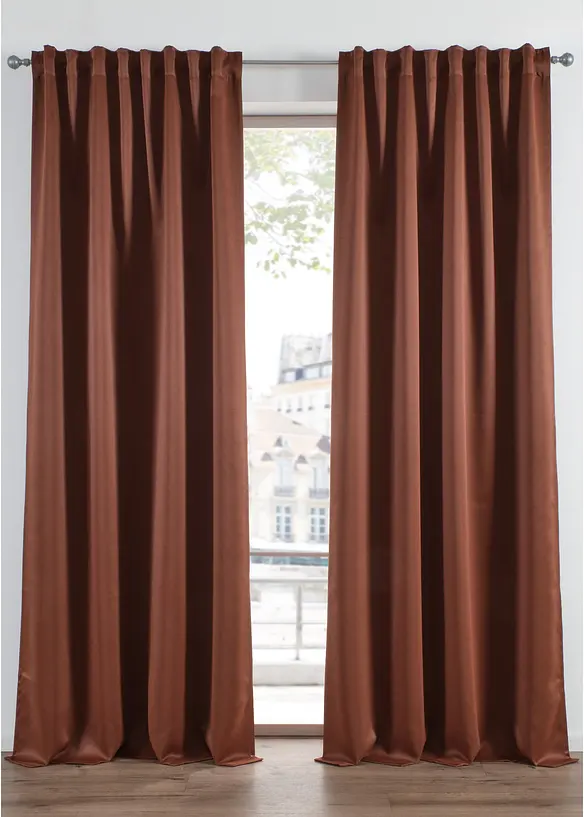 M&ouml;rkl&auml;ggande gardin, finns i flera storlekar (1 styck), bonprix