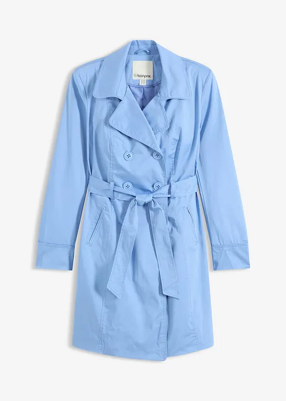 Trenchcoat av bomull, bonprix