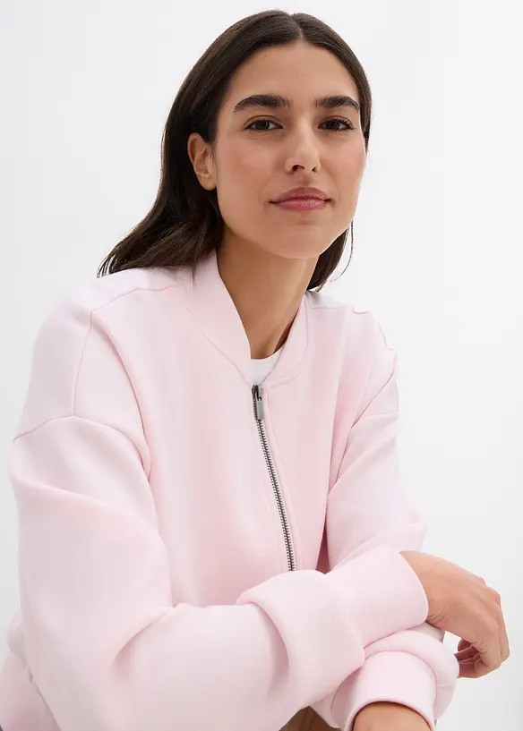 Blusjacka i trik&aring; av mjuk viskosmix, bonprix